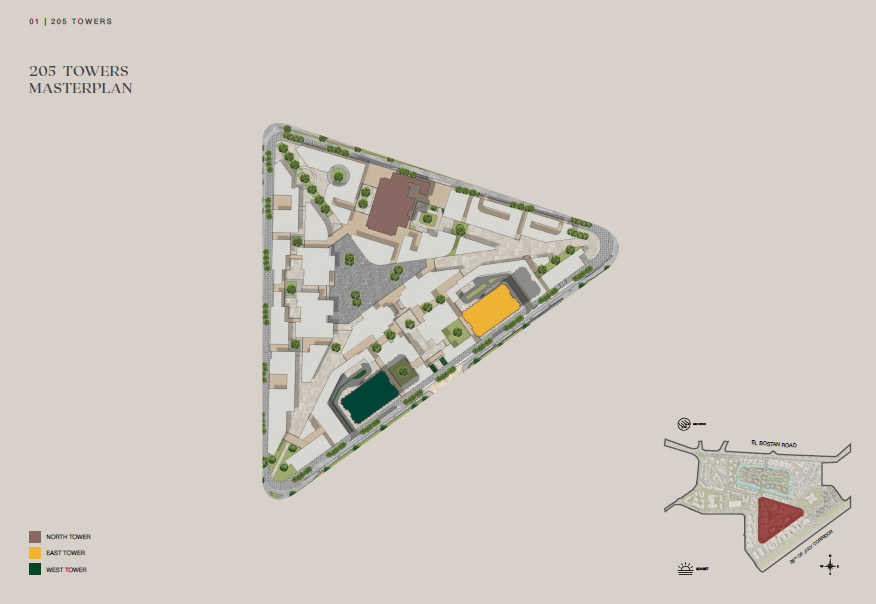 205 Towers master plan