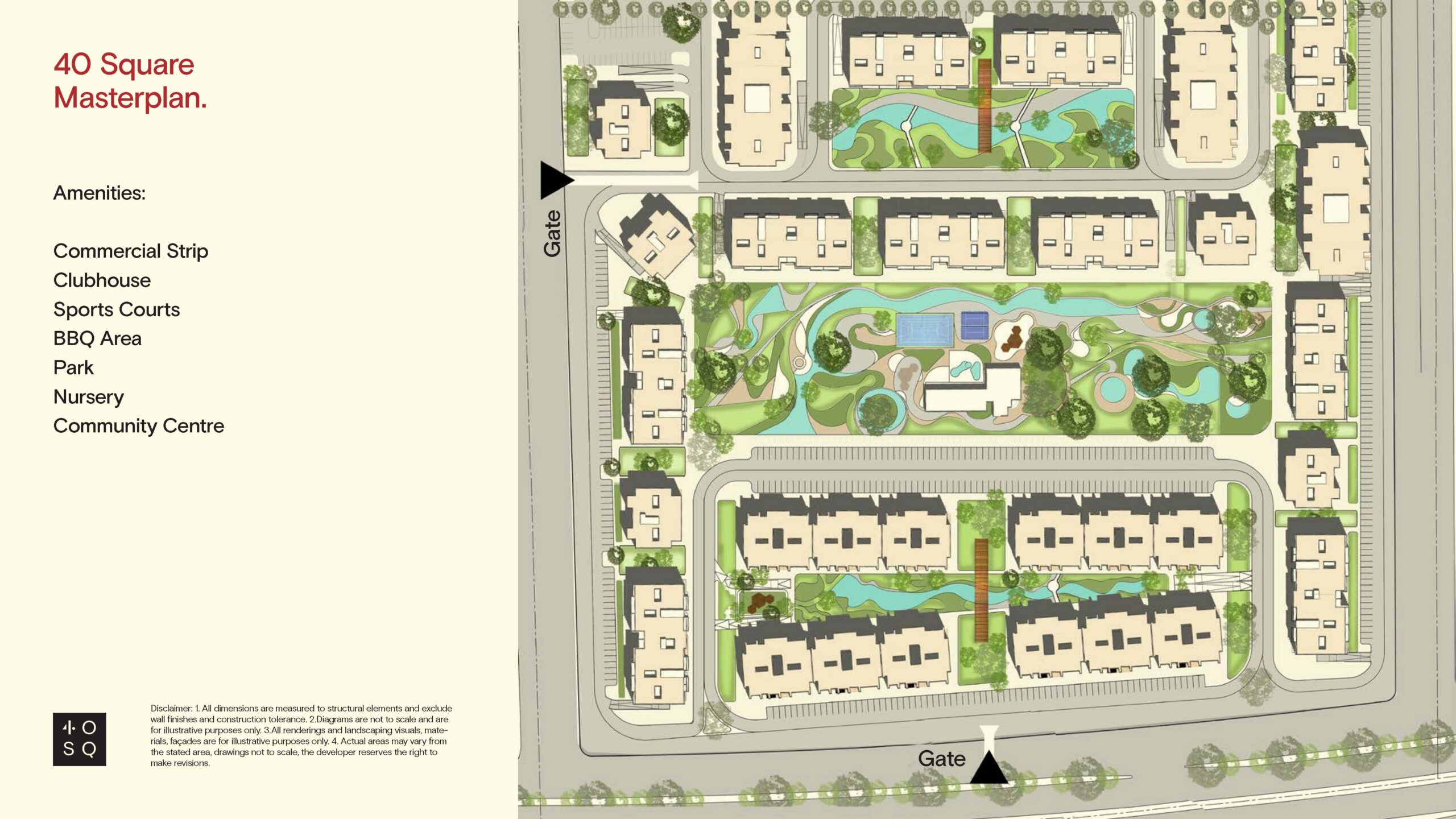 40 Square master plan