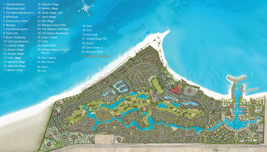 Al Alamein Residences master plan