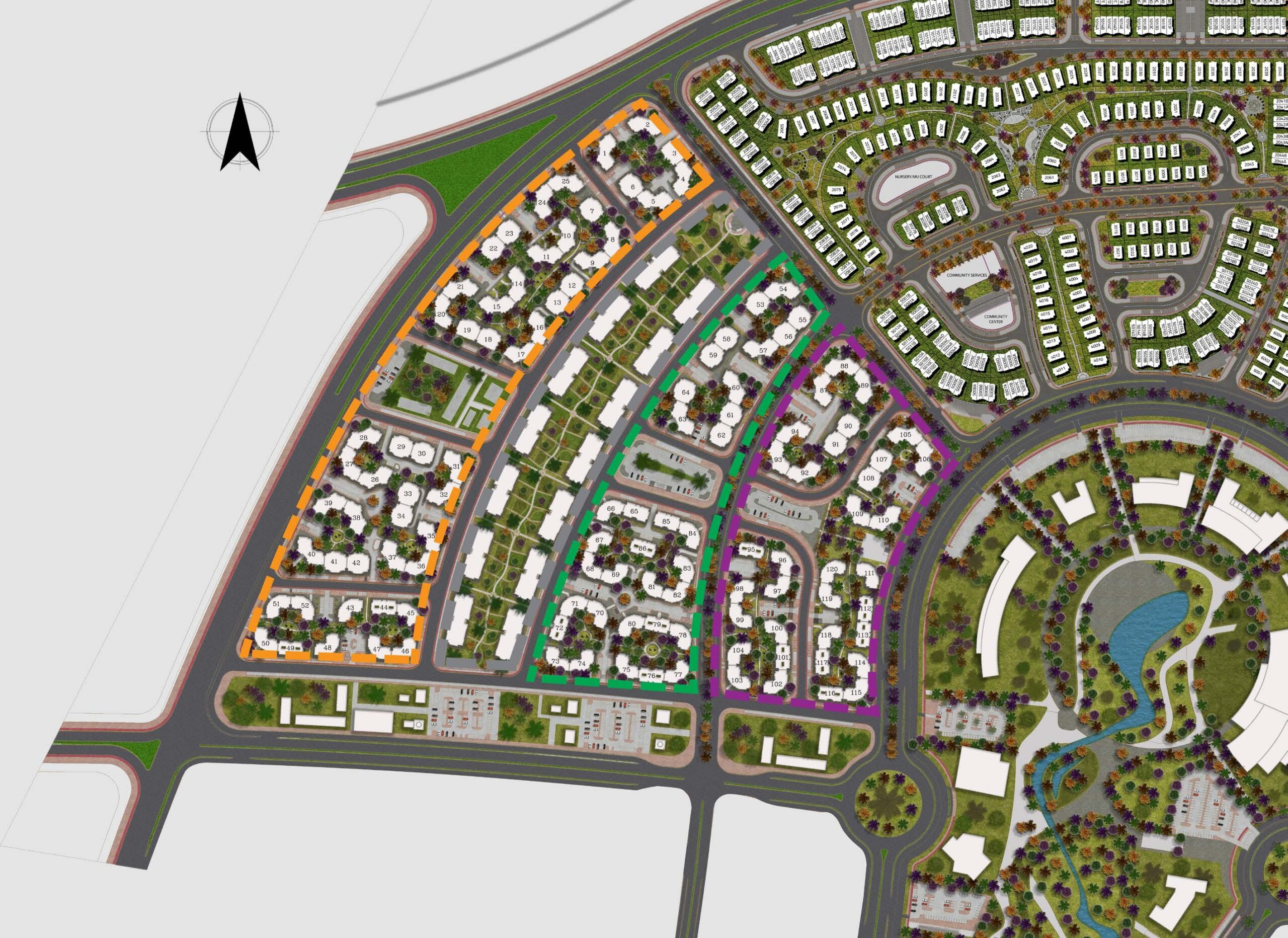 Al Maqsad Residences master plan