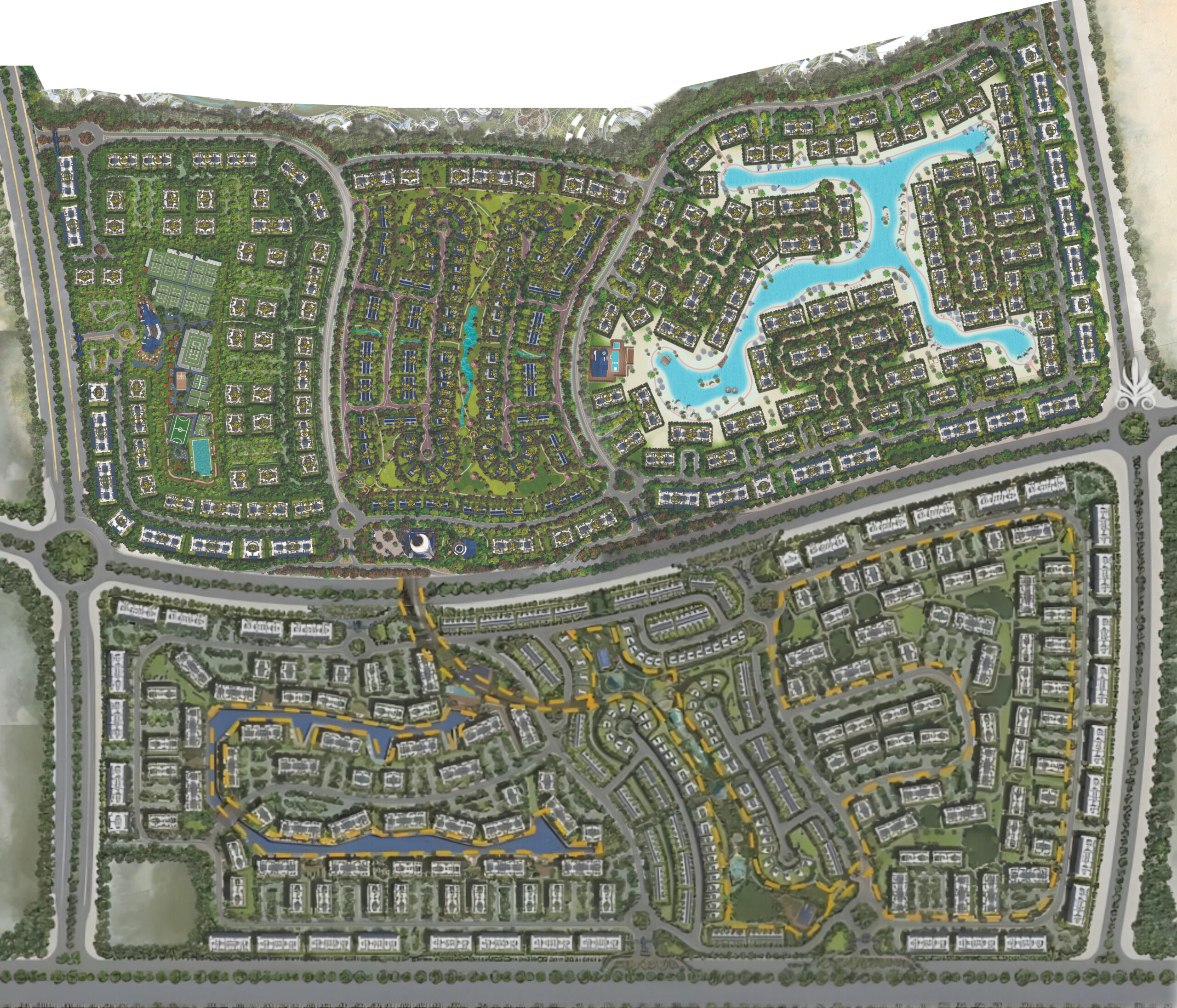 Aliva Mountain View Mostakbal City master plan