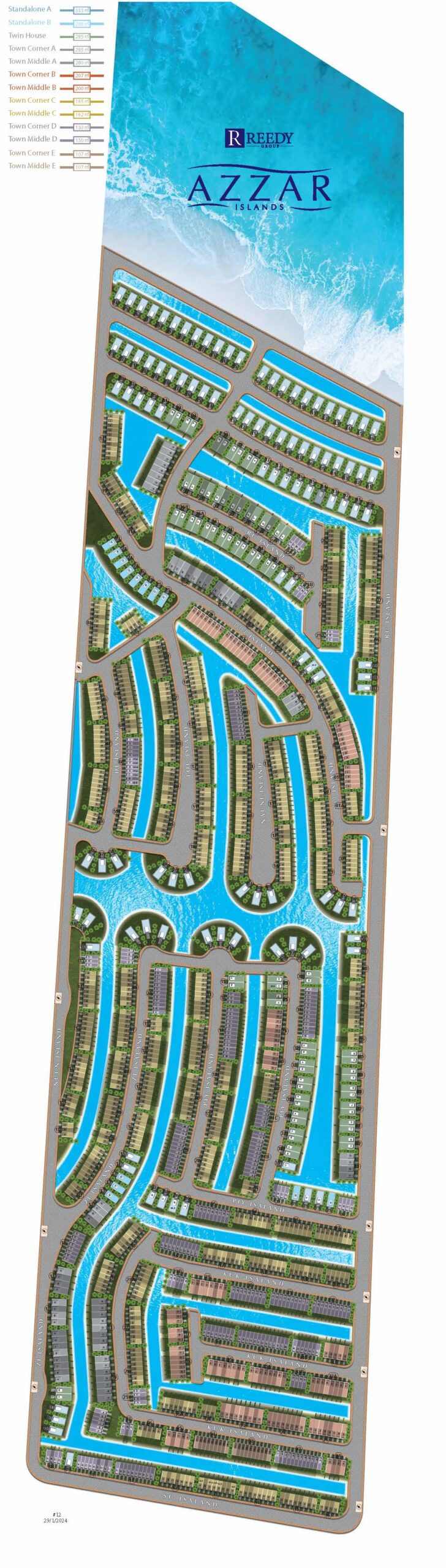 Azzar  Island master plan
