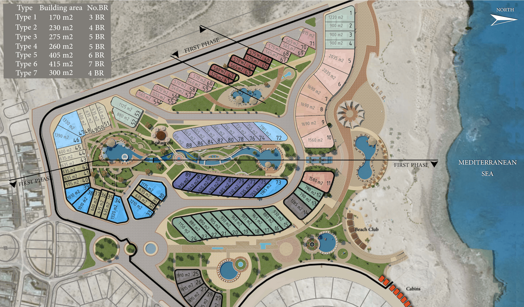 Bay 7 Sidi Heneish master plan