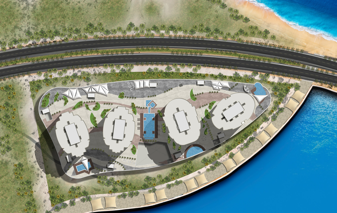 Beach Front Towers master plan
