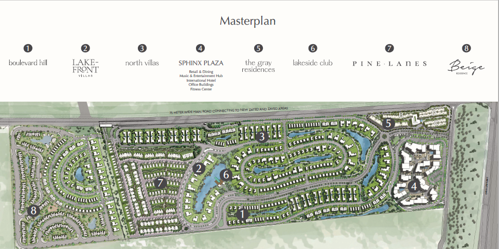 Beige Residence – Hills of One master plan