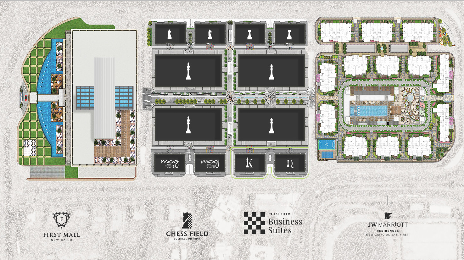 Business Suites New Cairo master plan