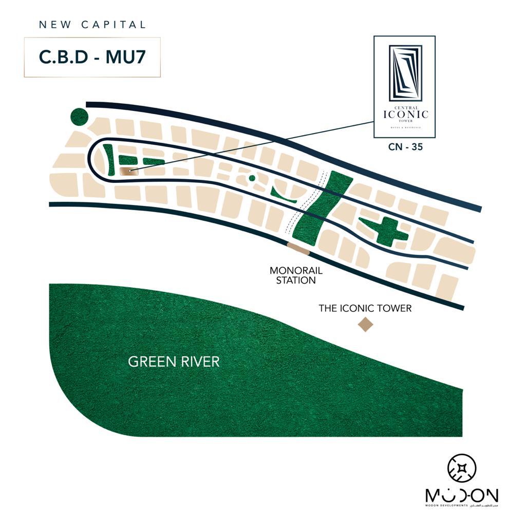 Central Iconic Tower Hotel and Residence master plan