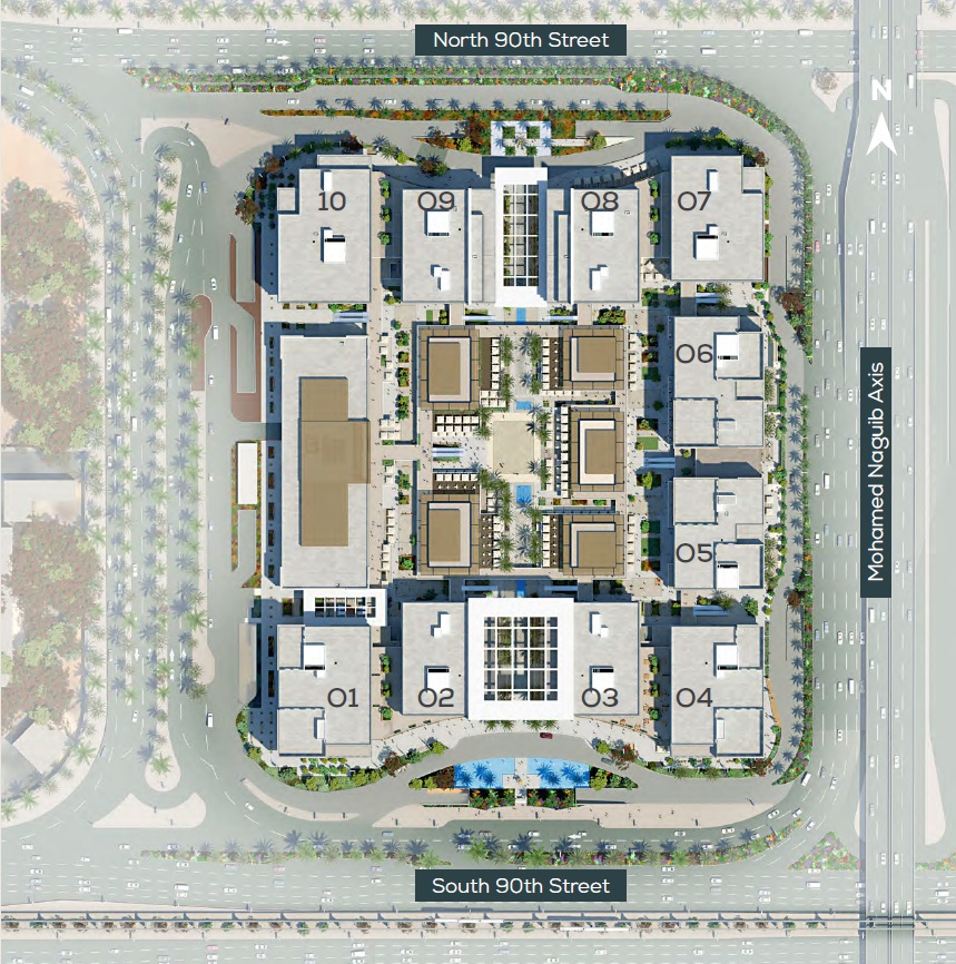 Central New Cairo master plan