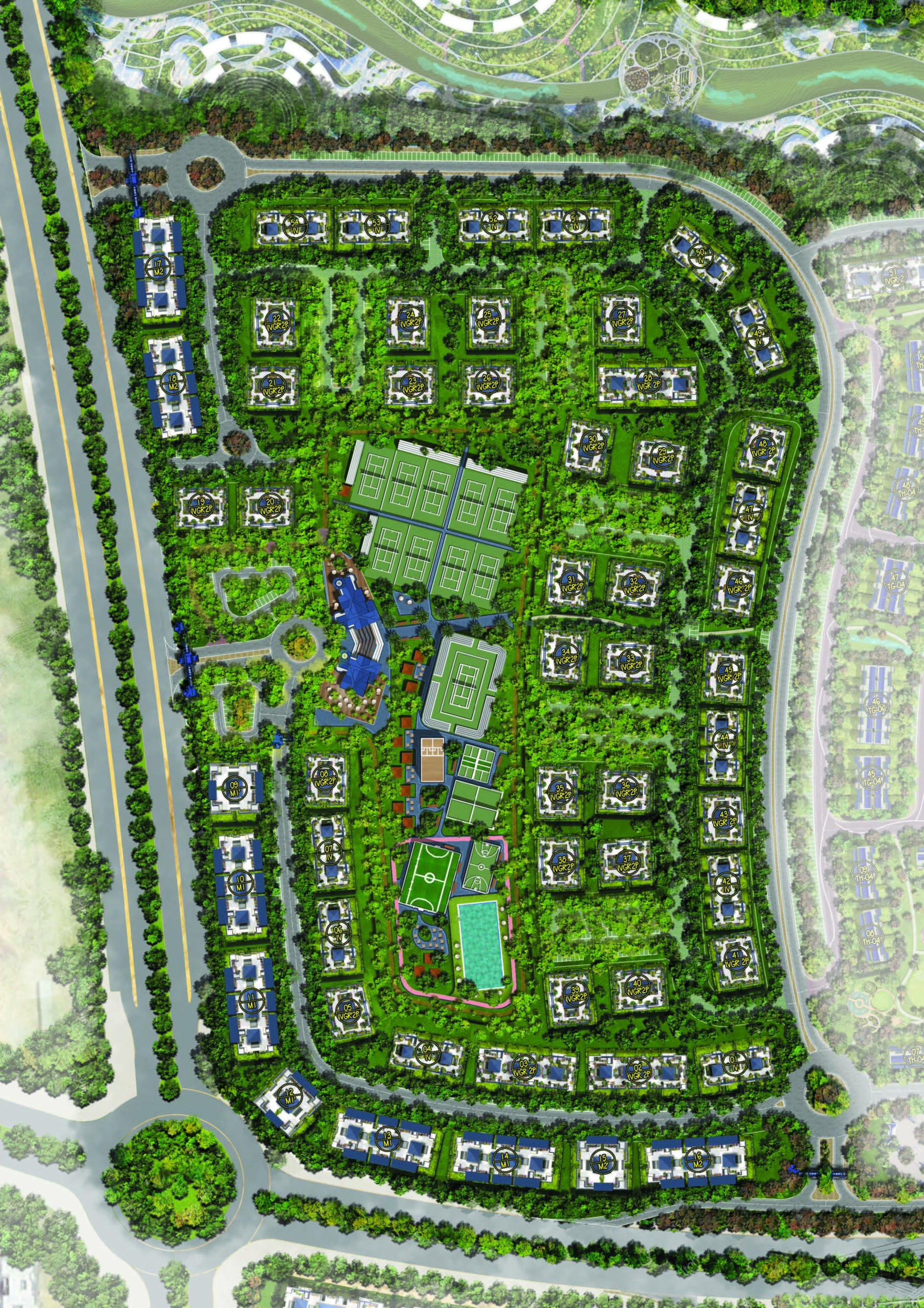 Club Park – Aliva master plan