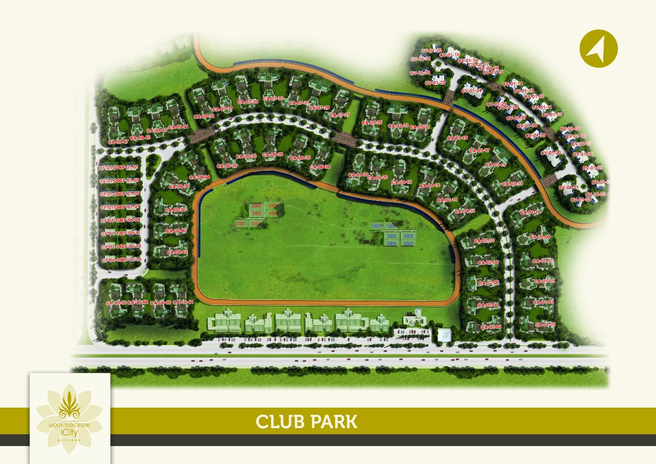 Club Park – ICity October master plan