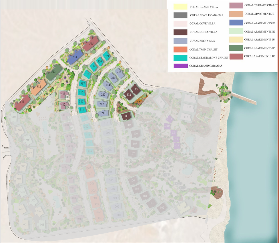 Coral Coves master plan