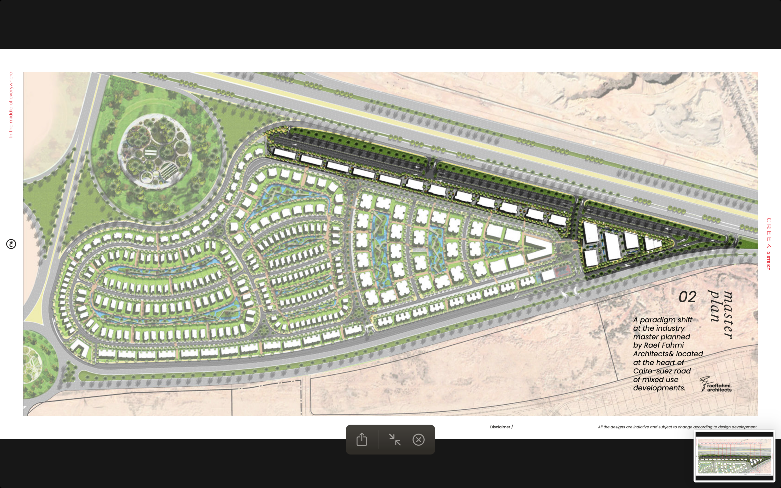 Creek District master plan