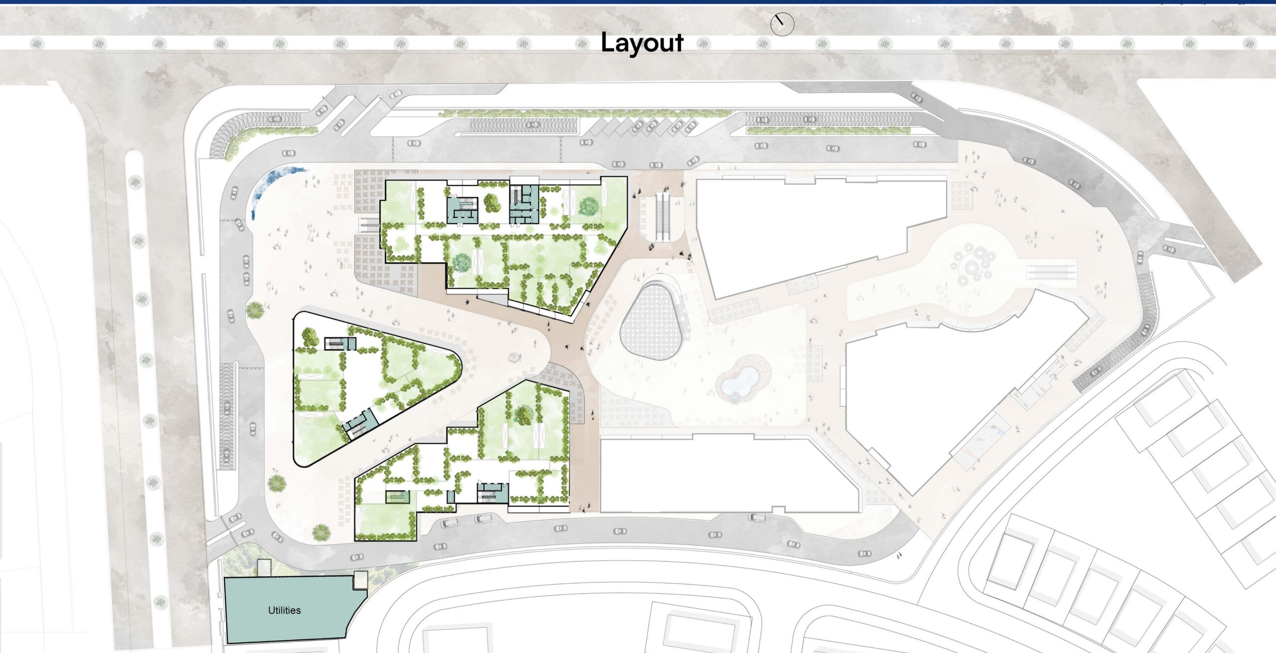 Crown Central master plan