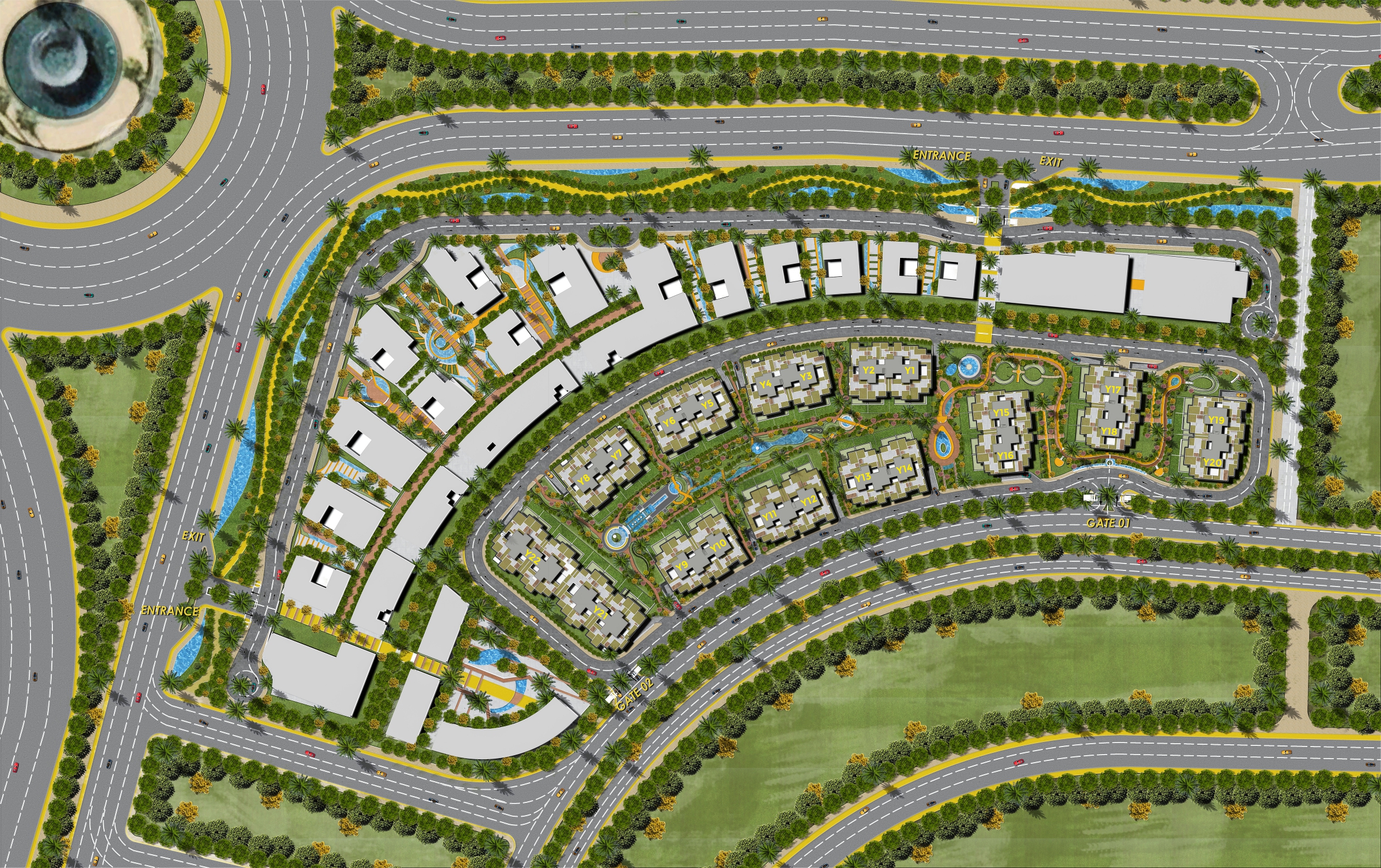 Crowne Residence master plan