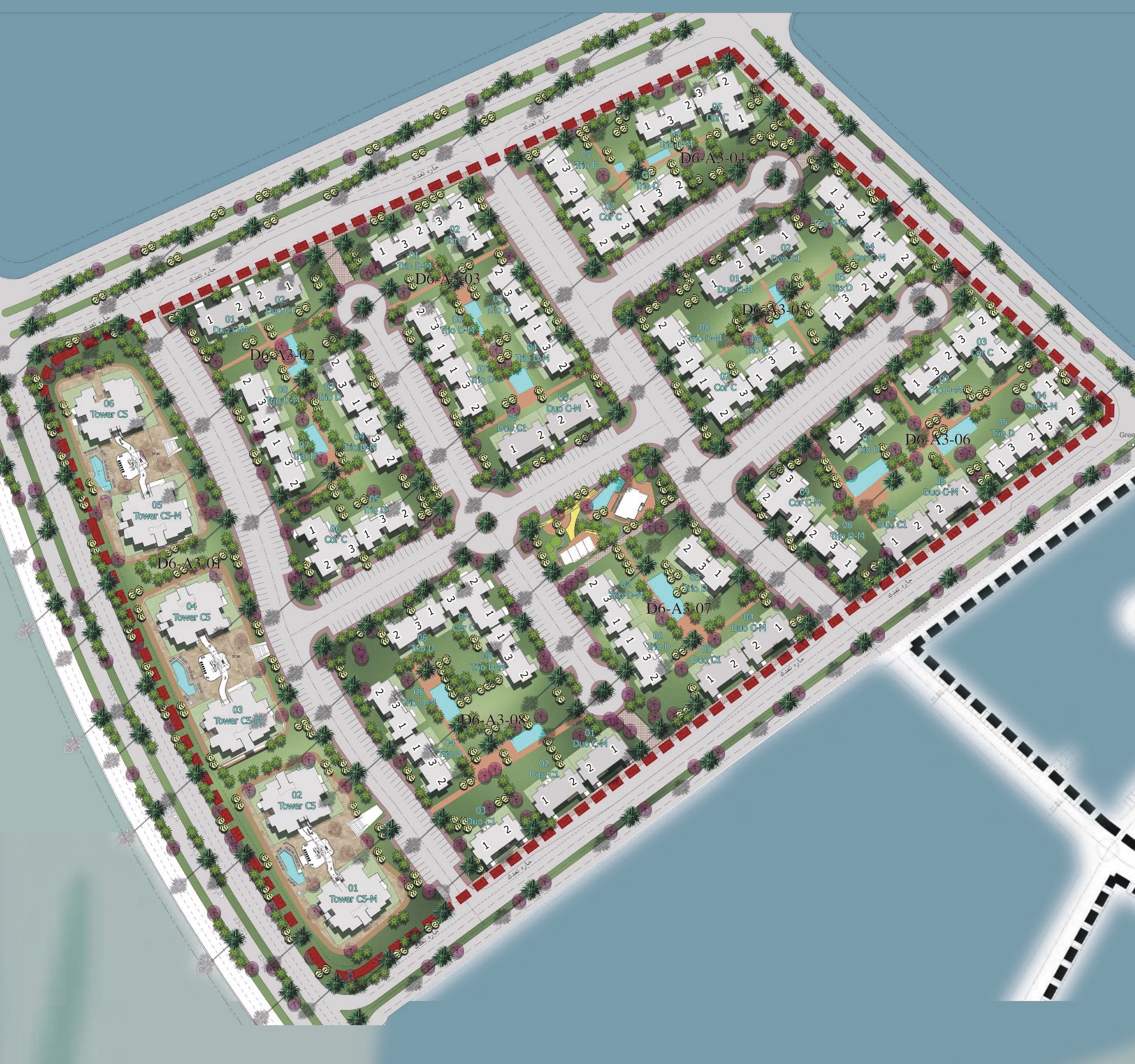 District 6 – Laria master plan