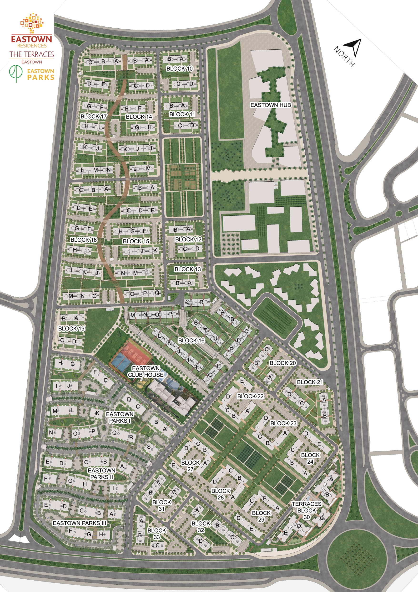 Eastown Residence master plan