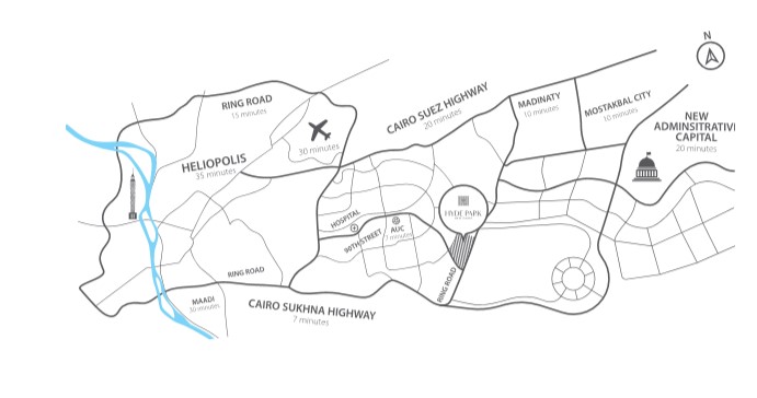 Garden Residence Hyde Park الماستر بلان