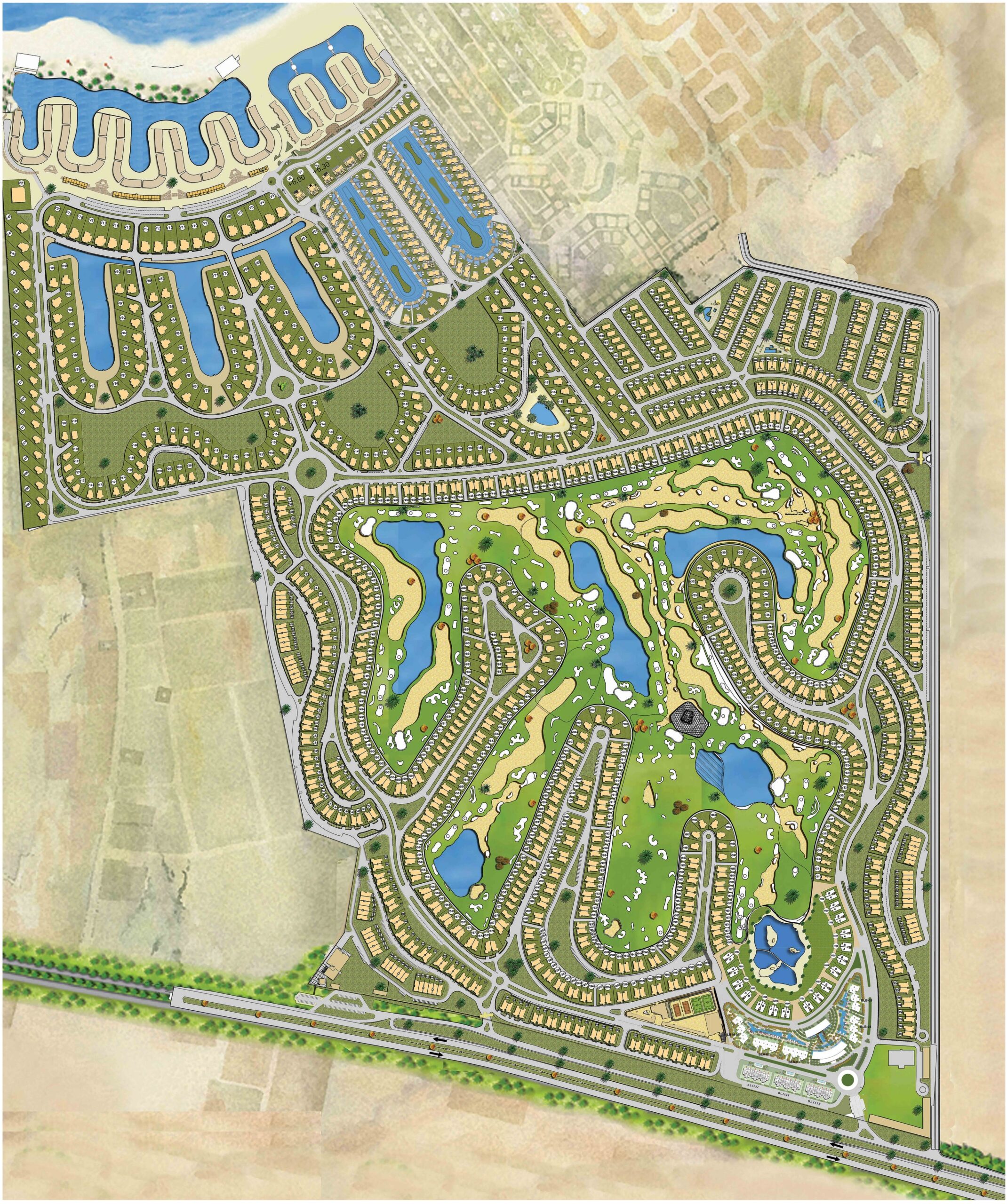 Hacienda Bay master plan