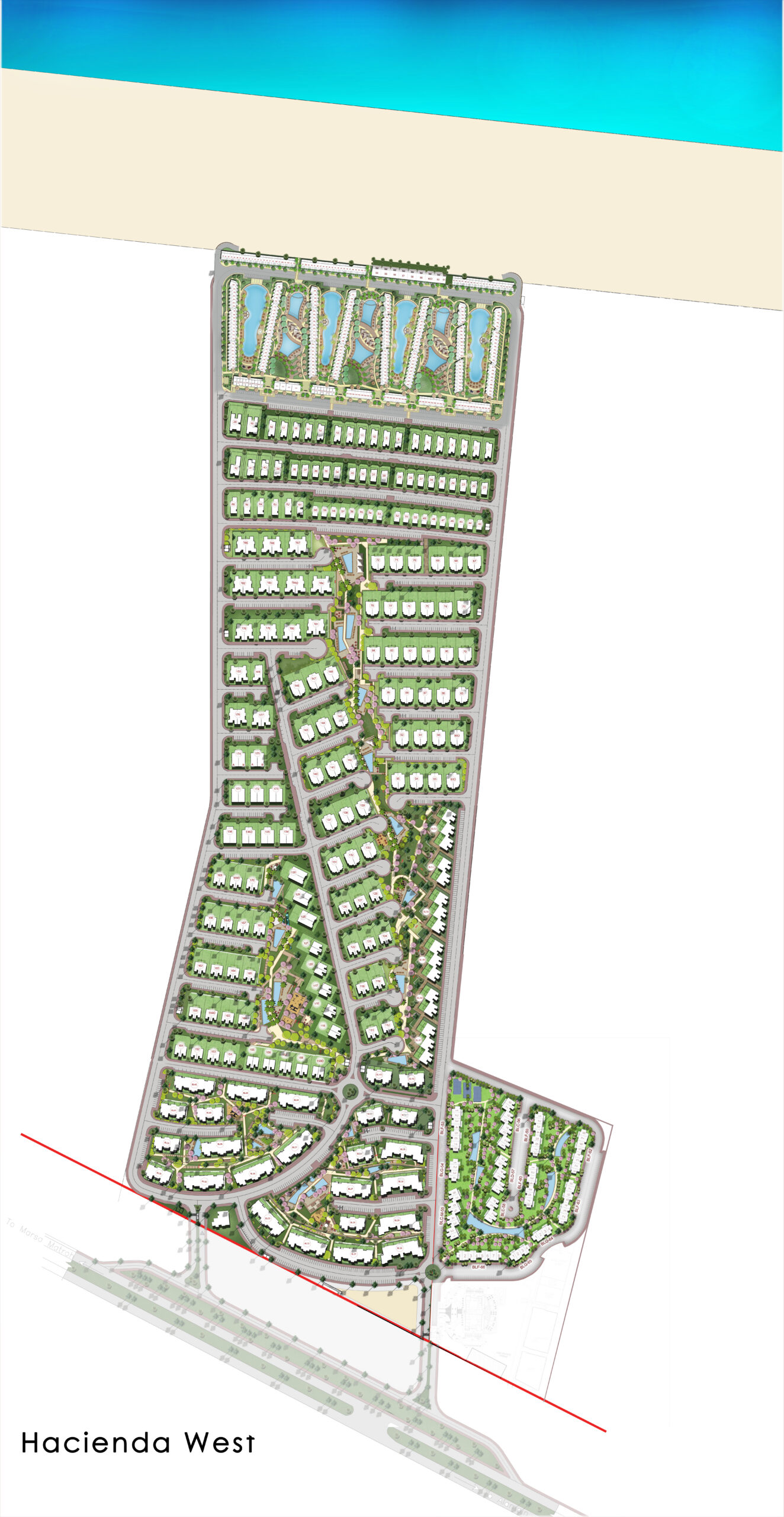 Hacienda West master plan