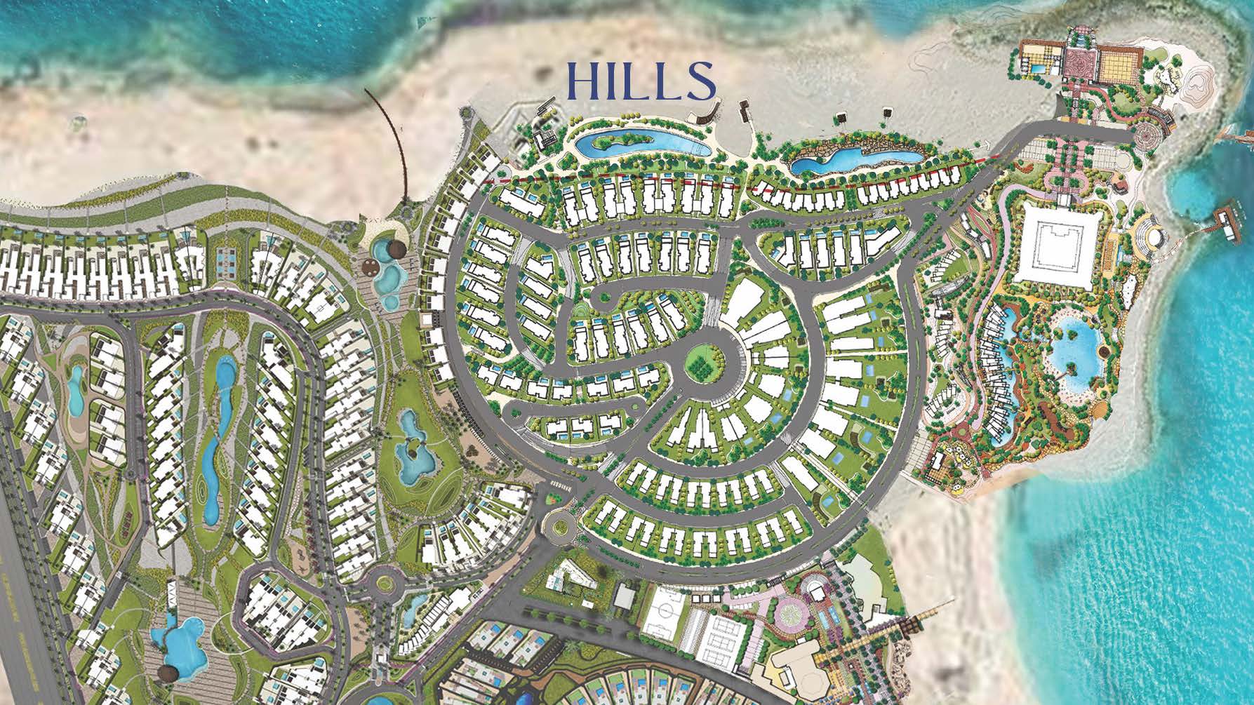Hills-Beit Al Bahr master plan