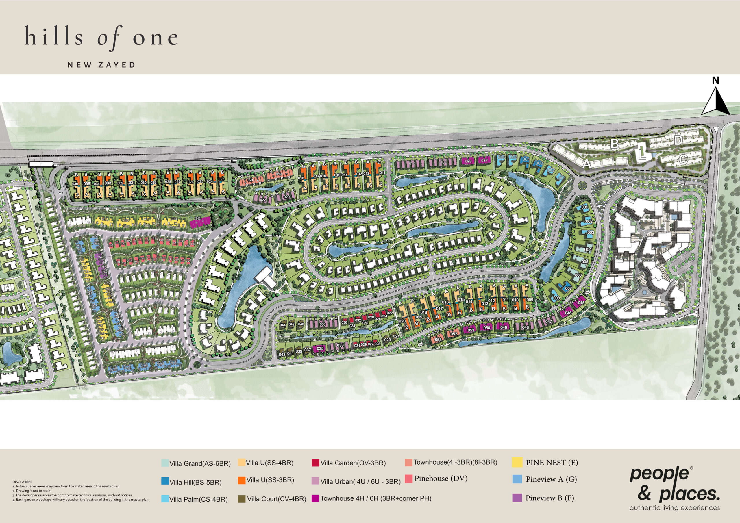 Hills of One master plan