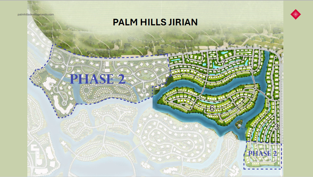 Jirian – Palm Hills master plan