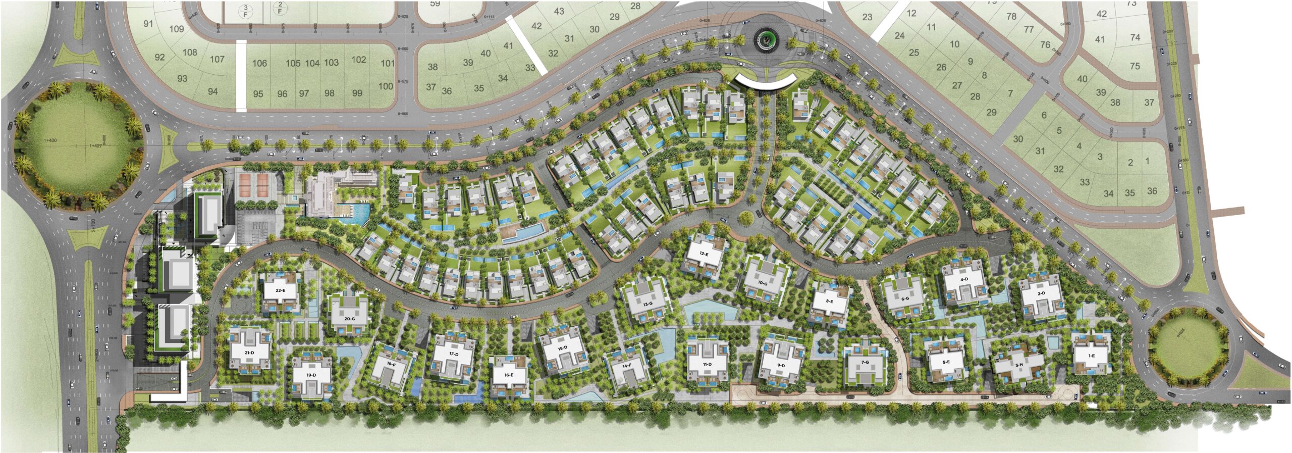 Katameya Creeks master plan