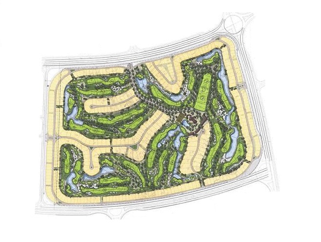 Katameya Dunes master plan