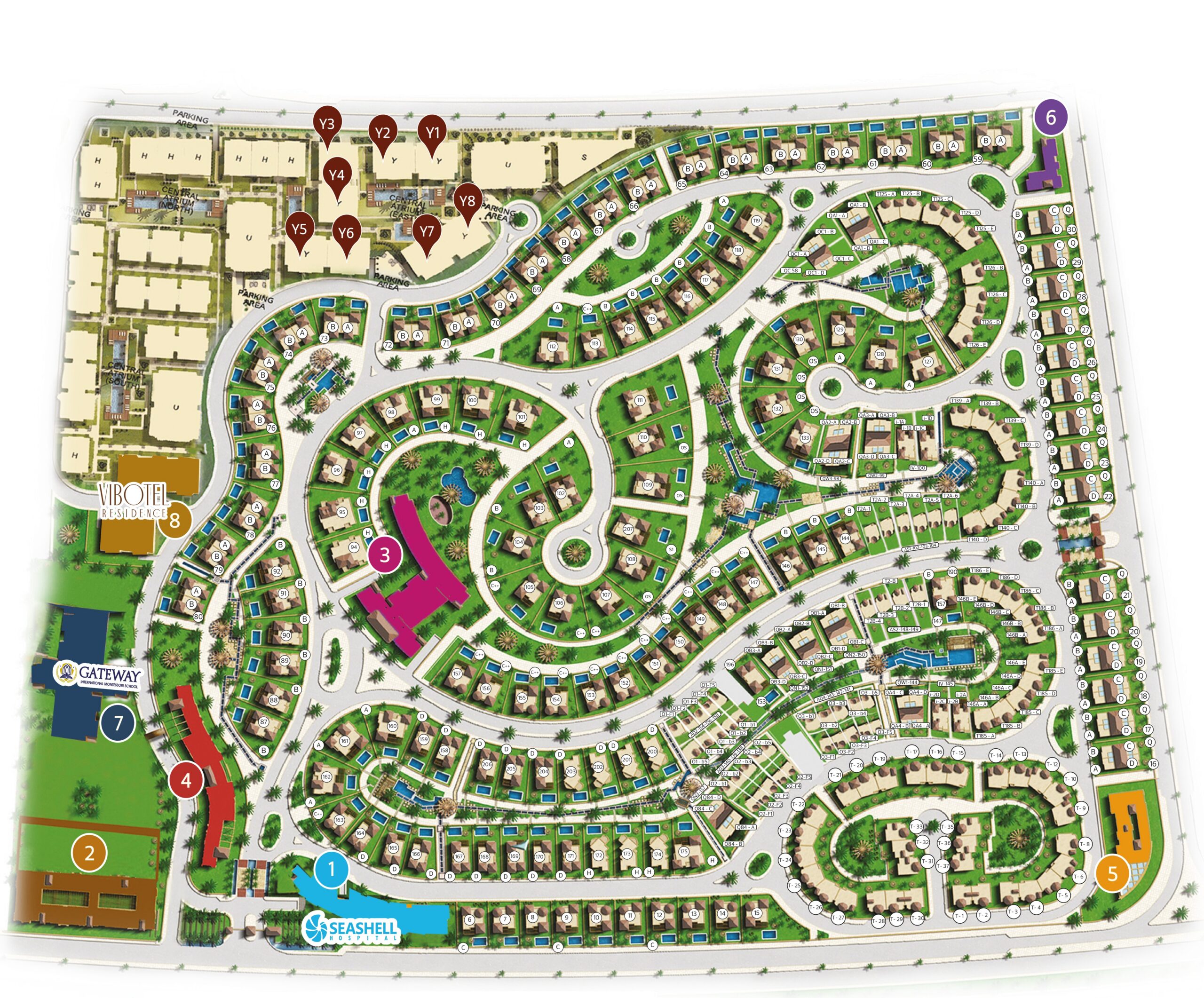 Katameya Gardens master plan