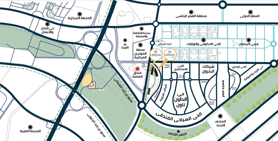 La Fayette Village master plan