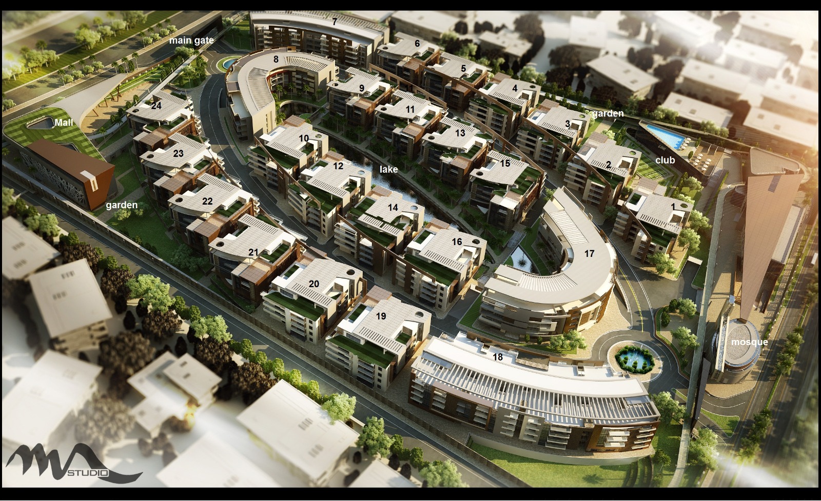 La Mirada – New Cairo master plan