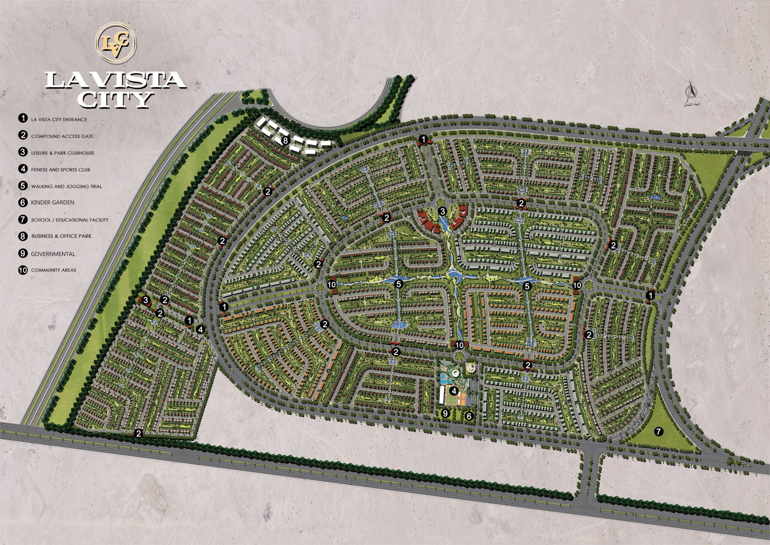 La Vista City master plan