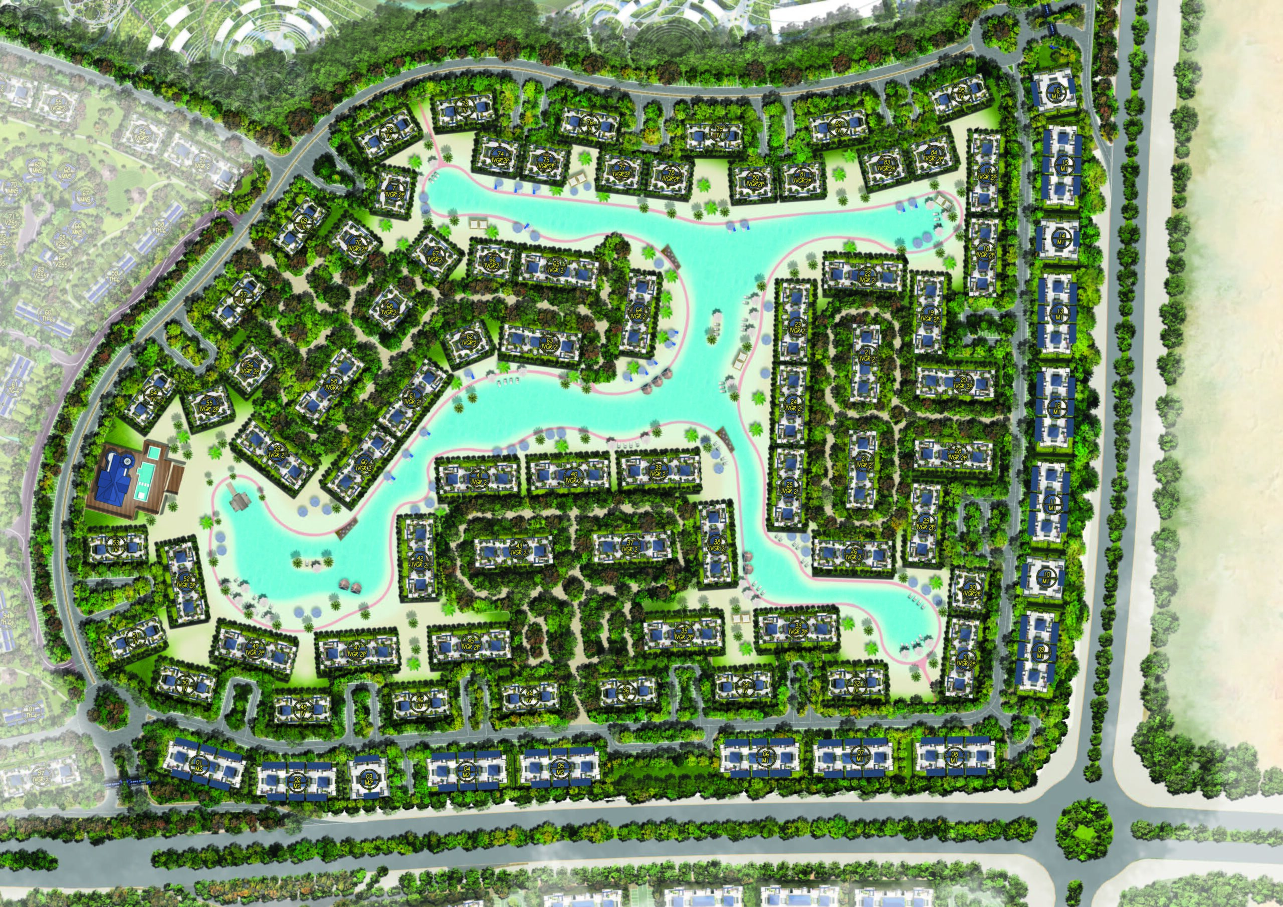 Lagoon Beach Park – Aliva master plan