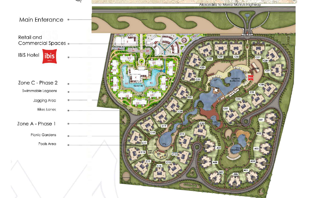 Lagoon New Allamein master plan