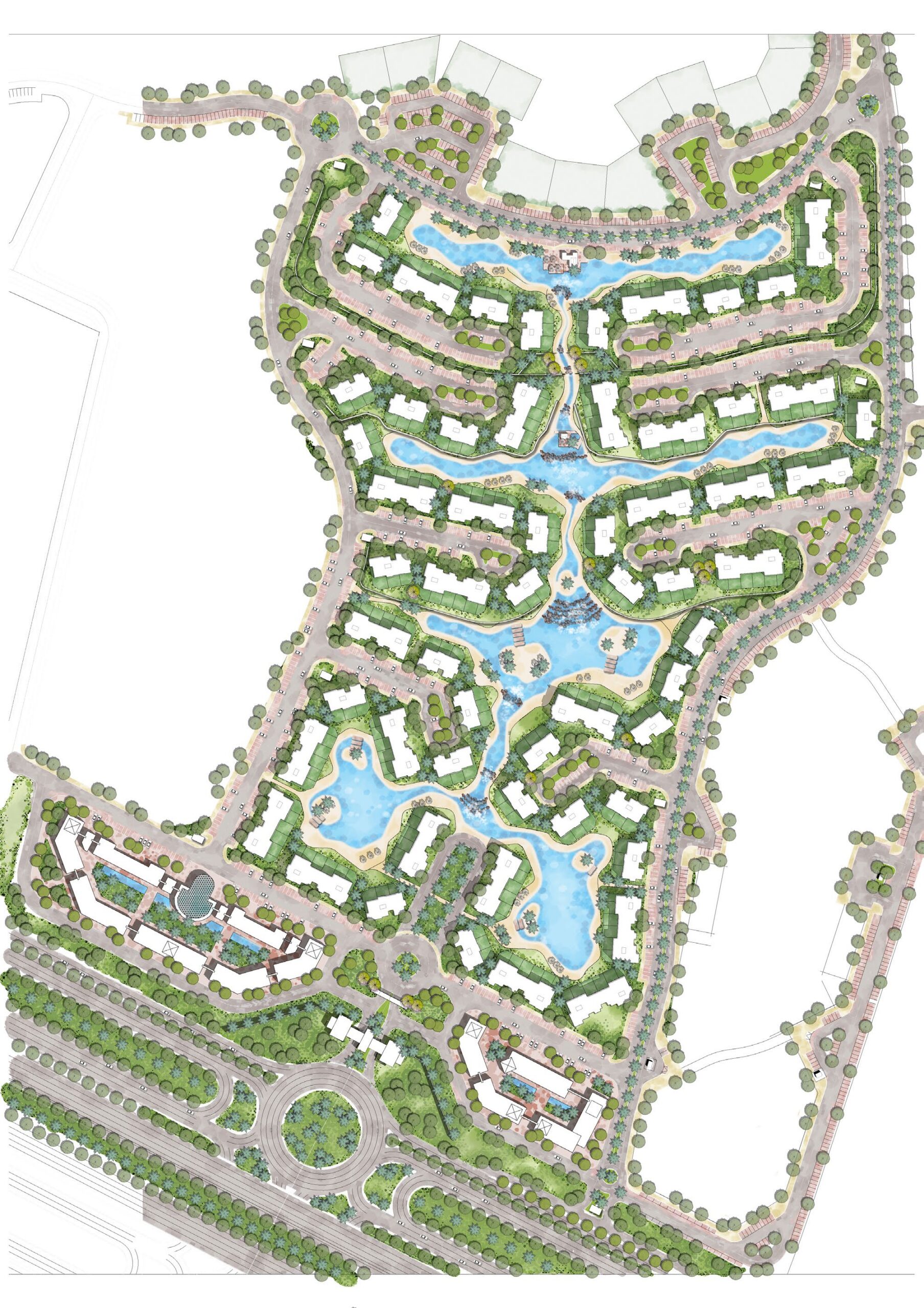 Lagoon Town master plan