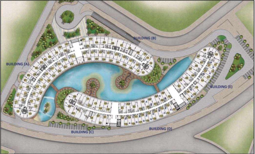 Lake Residence Fifth Square الماستر بلان