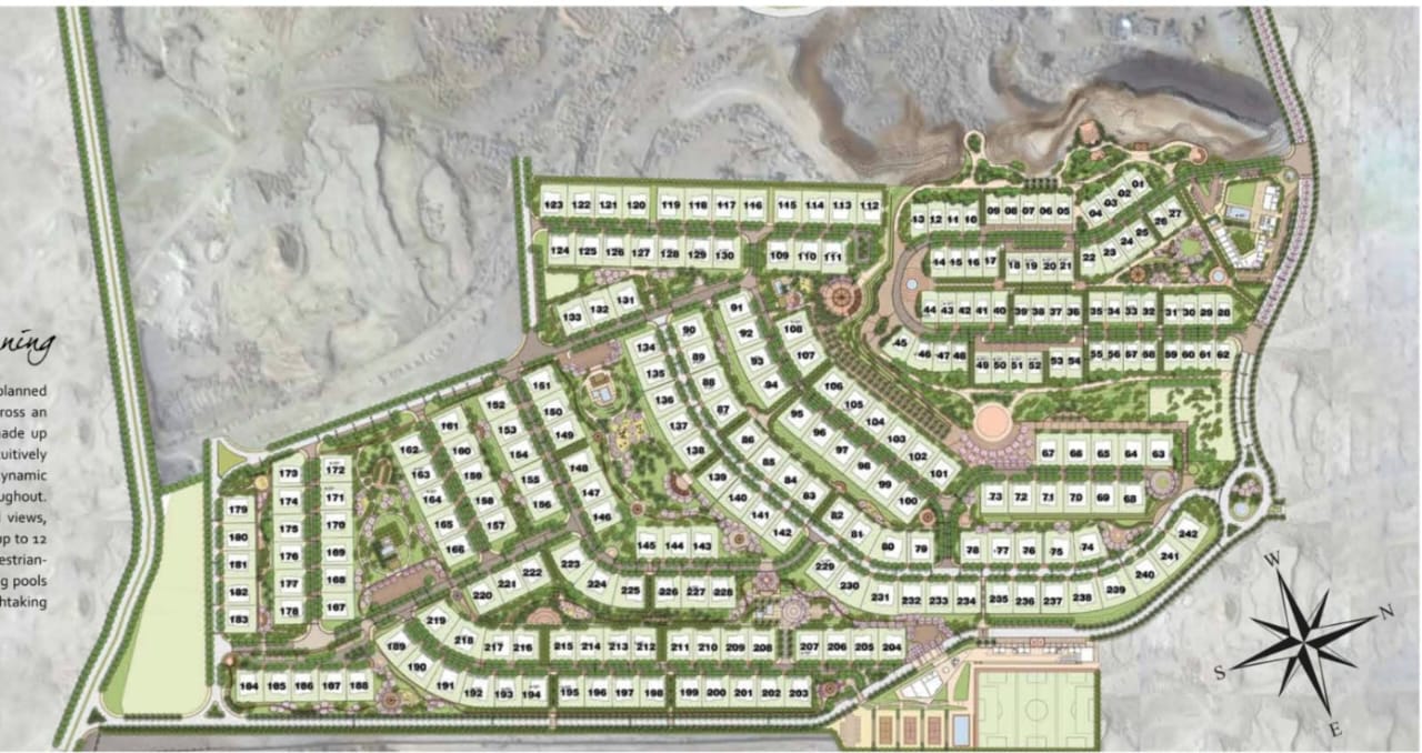 Loft-Pyramids Heights master plan