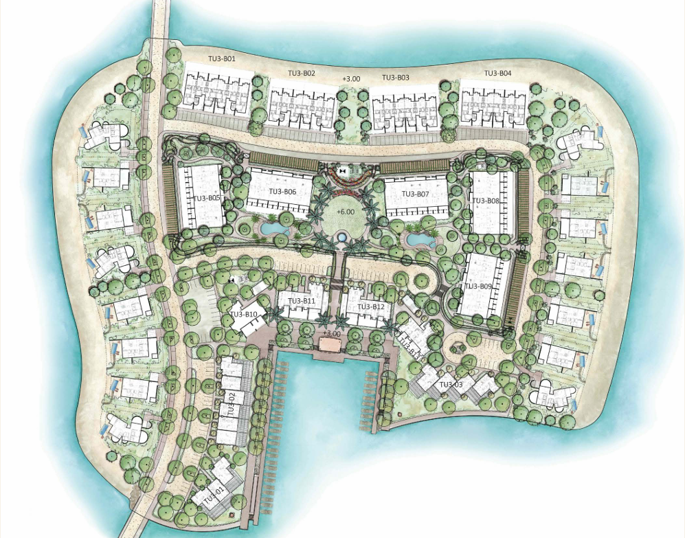 Marina Island by Tuban master plan