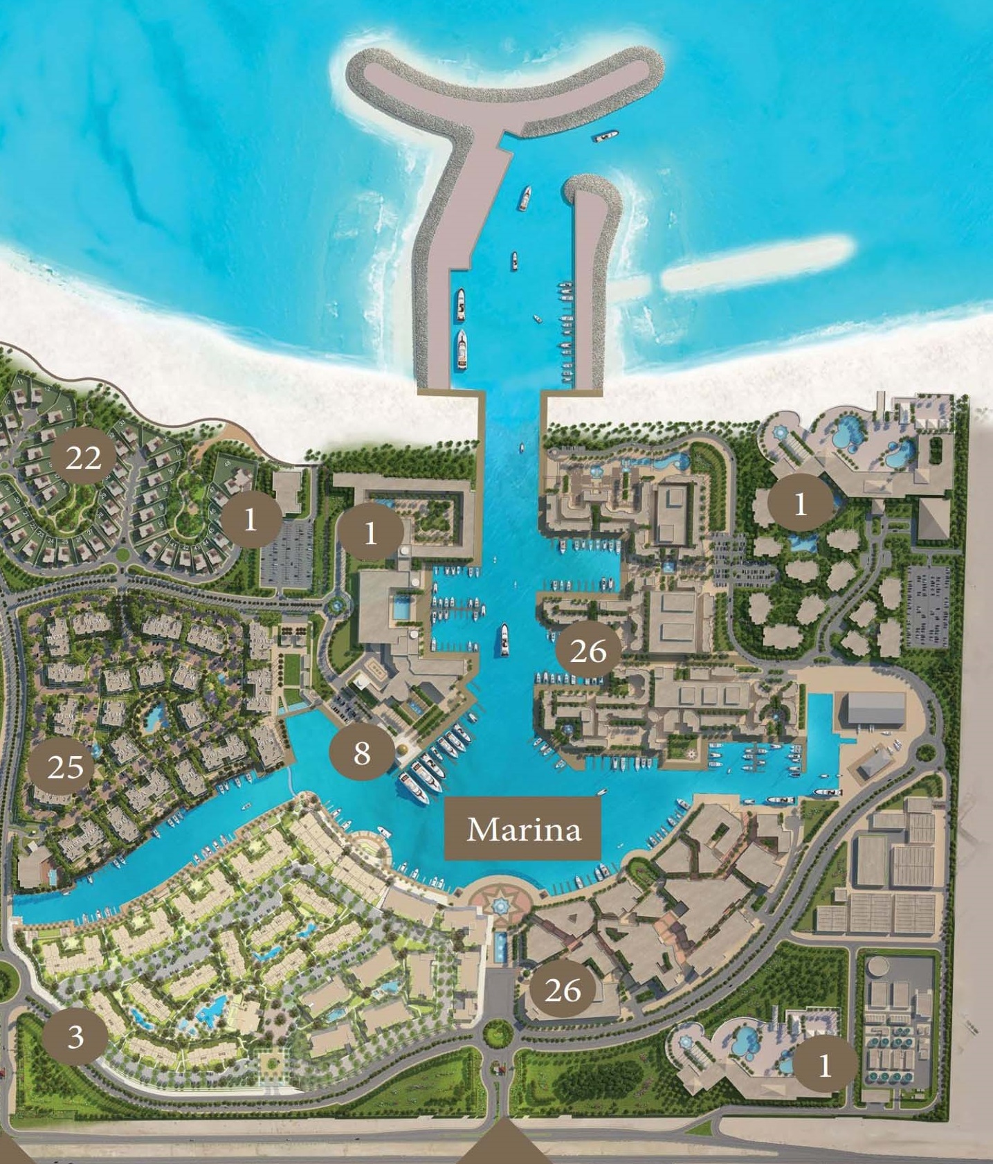 Marina Marassi master plan
