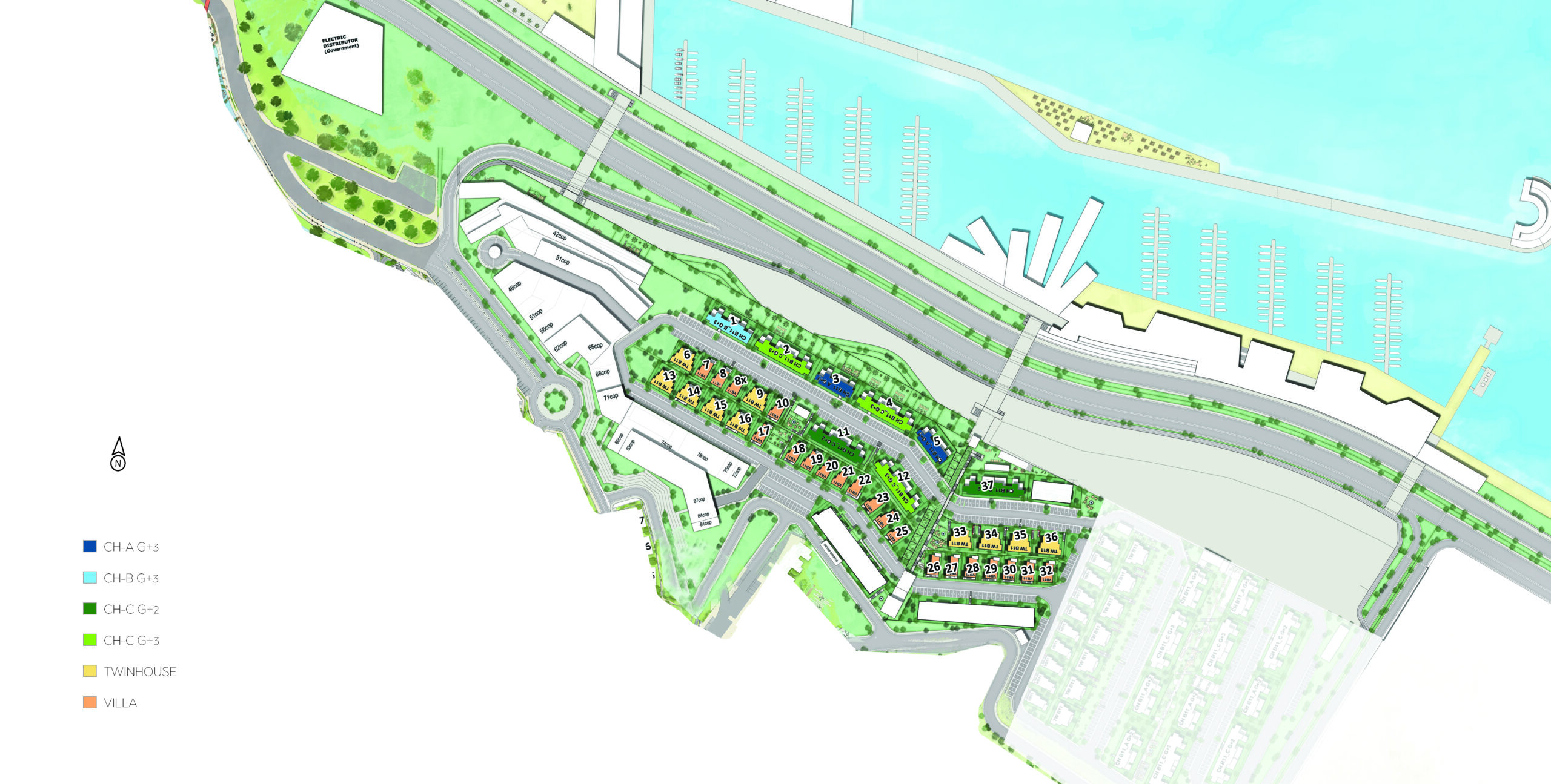 Marina Residence Il Monte Galala master plan
