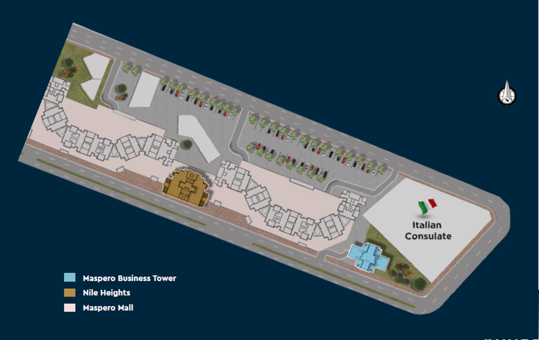 Maspero Nile Heights master plan