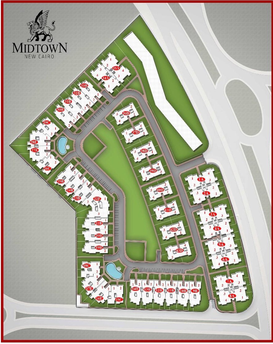 Midtown New Cairo master plan