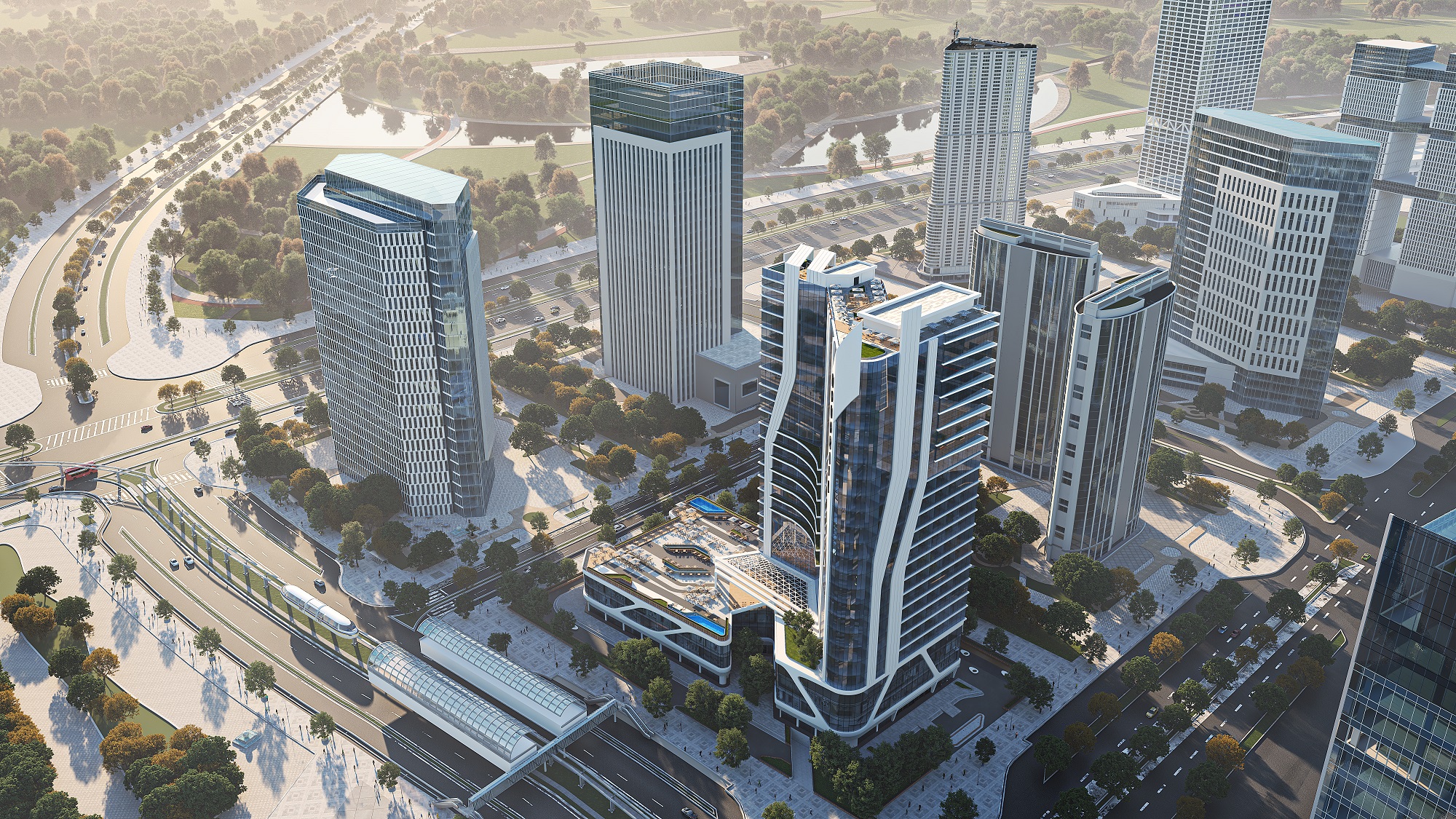 Moonreal Tower master plan