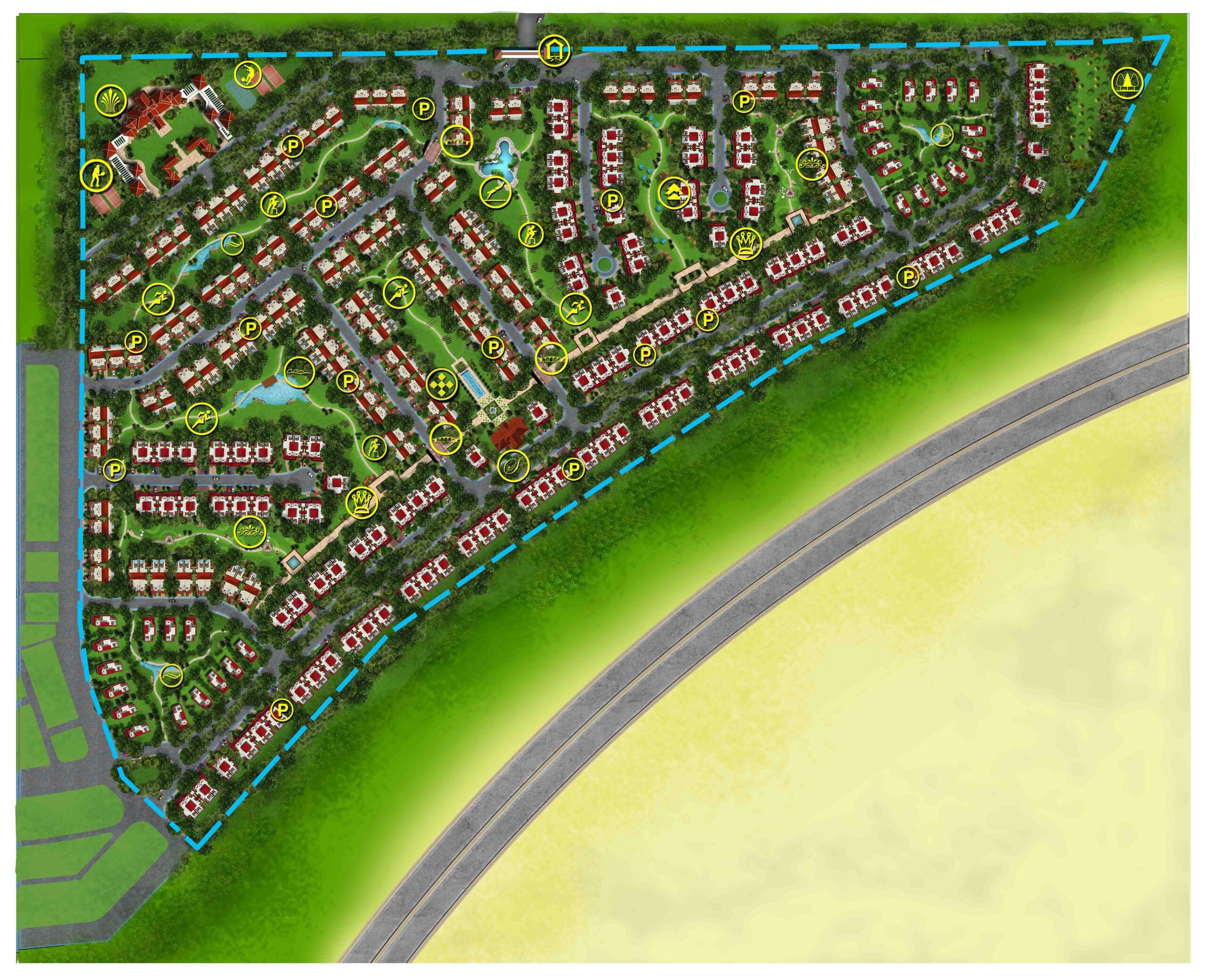 Mountain View October Park master plan