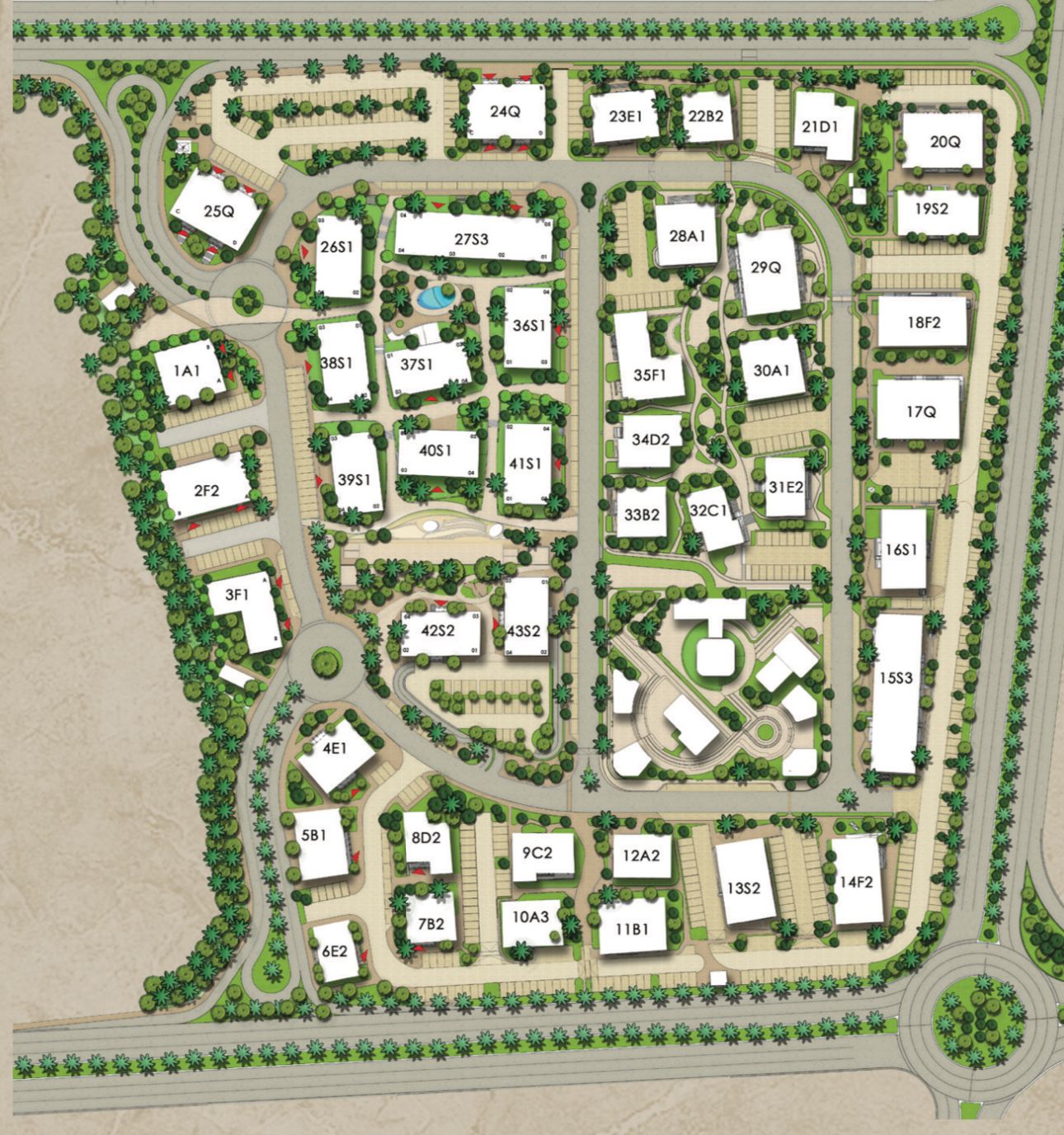 O West Business District master plan