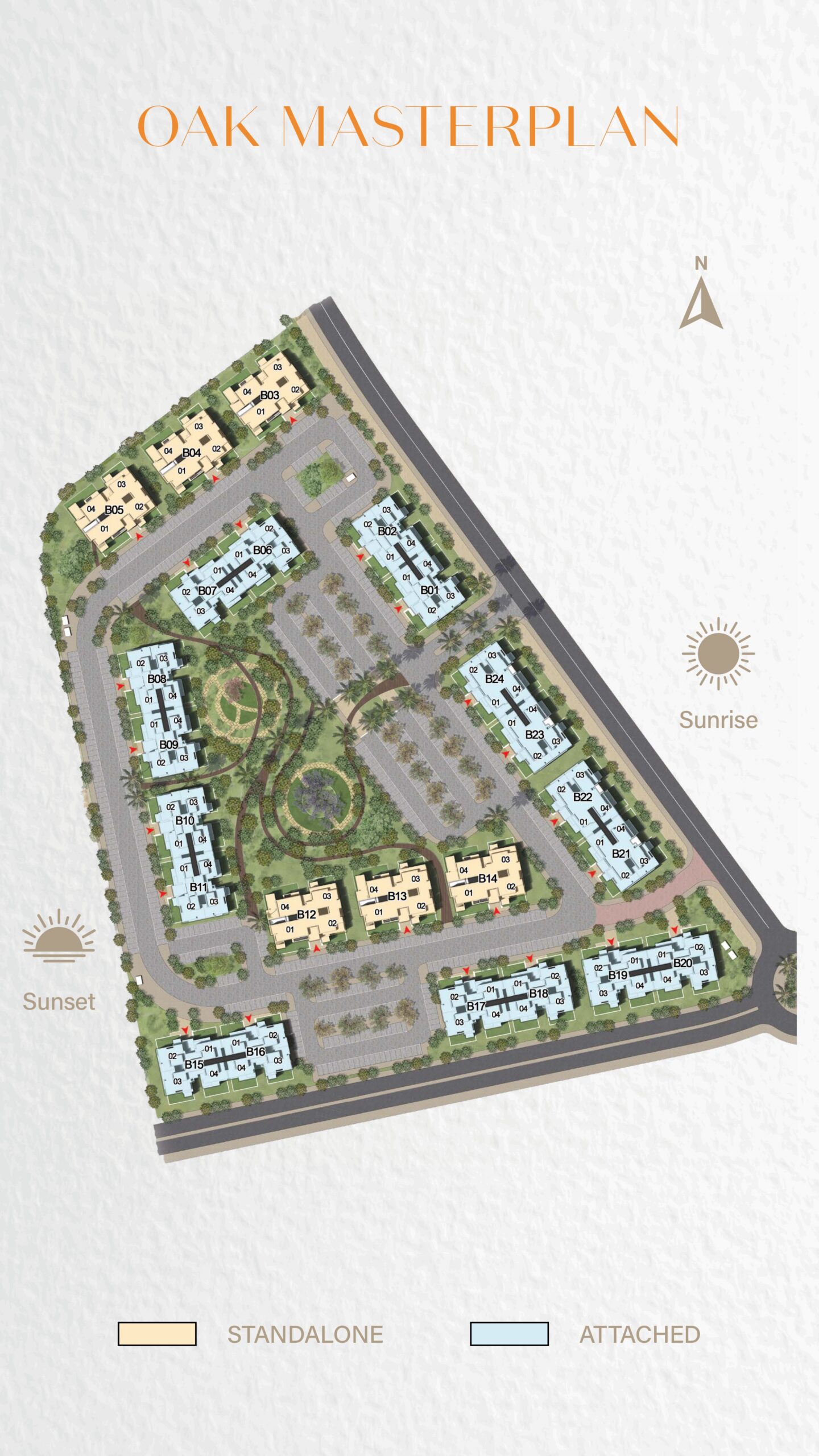 Oak Residence master plan