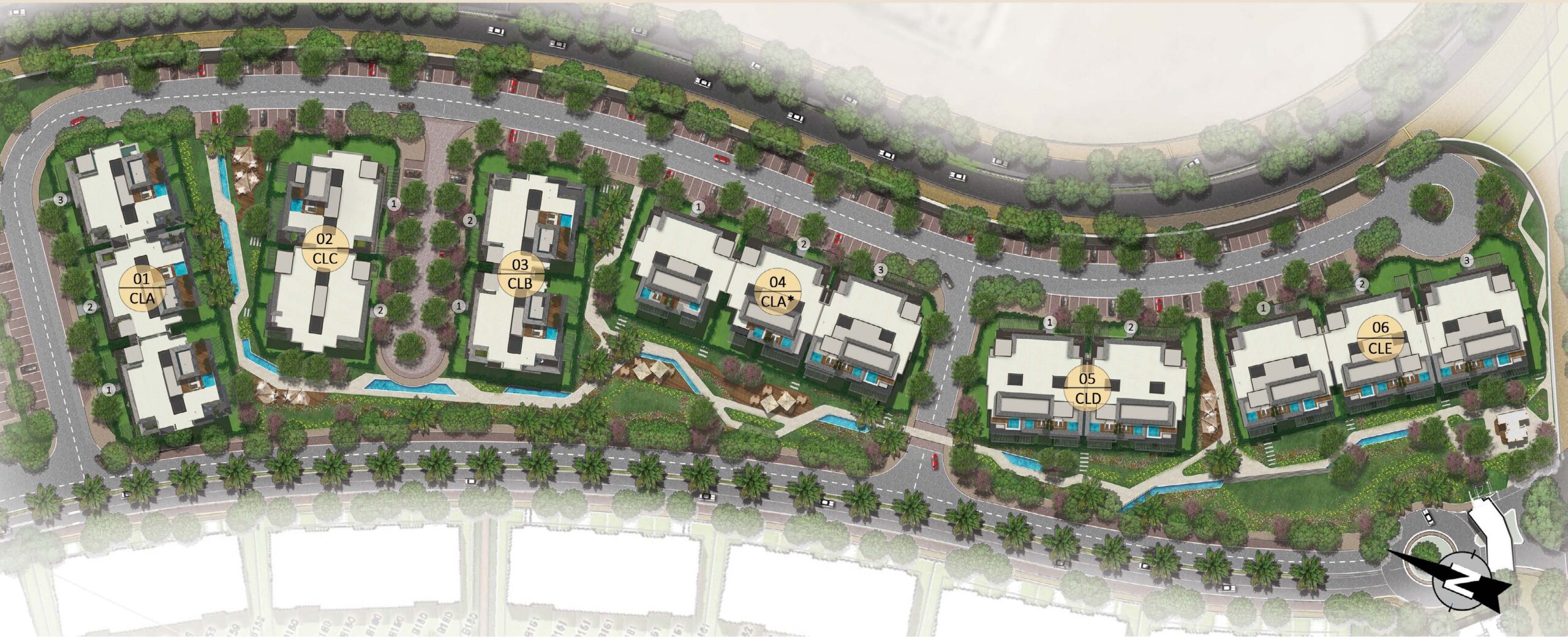 Oak Residences-Stone Park master plan