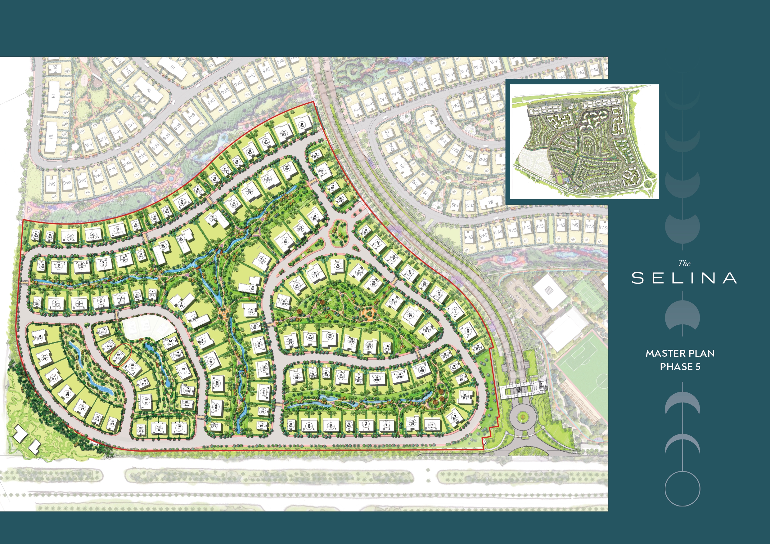 Selina SwanLake Residences master plan