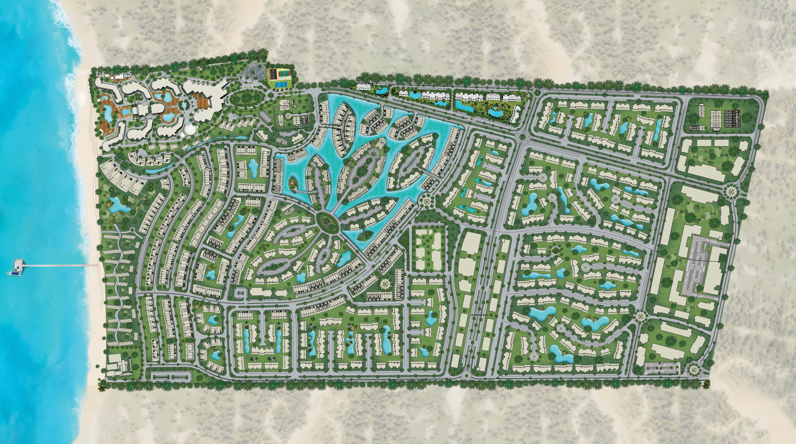 Smeralda Bay Sidi Heneish -Sbay master plan
