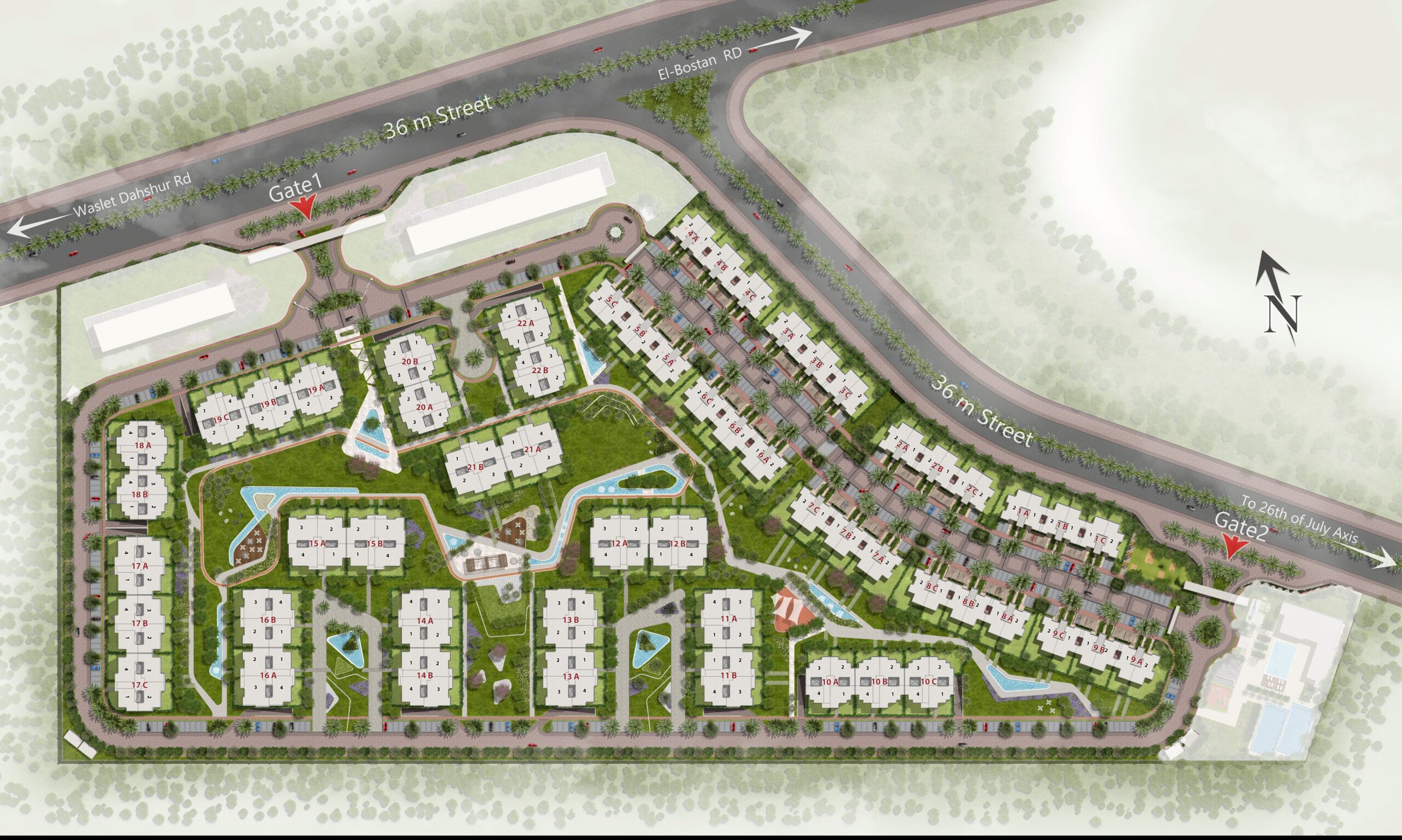 Terrace master plan